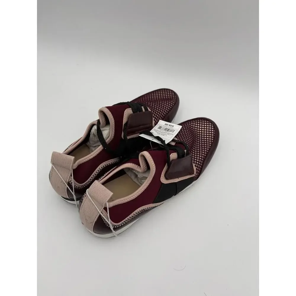 New With Tags 30$ retail Burgundy Sneakers Shoes Time and Tru woman’s Size 8 - Picture 4 of 5